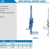 Accud Dijital Mini Yükseklik Mihengiri 200mm | 183-008-11