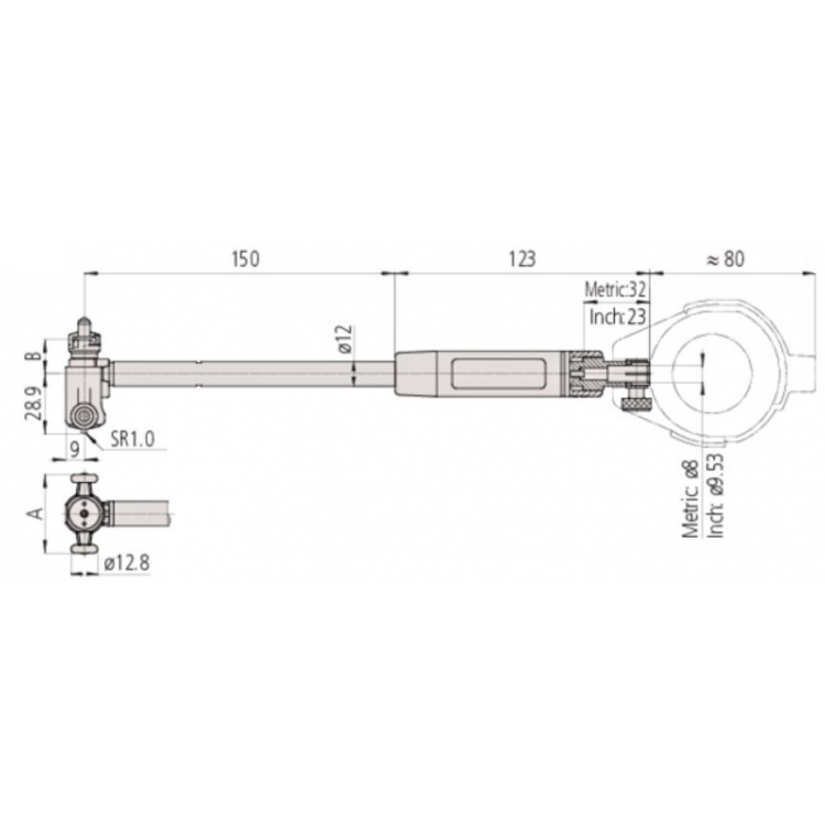 Mitutoyo Silindir Komparatörü 50-150mm | 511-723-20