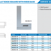 ACCUD 90° Şapkalı Gönye 50x40mm| 842-002-10