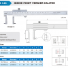 Accud Mekanik İç Çap Kanal Kumpası 24-150 mm/146-006-11