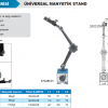 Accud Üniversal Manyetik Stand Hassas Ayarlamalı 30kgf / 279-030-01