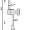 Accud Universal Manyetik Stand 80kgf / 283-080-01 