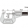 Insize 3102 Dijital Dış Çap Mikrometre (Basit model, Bilgi çıkışlı) I 3102-100