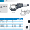 Accud Dijital Dış Çap Mikrometresi 312 Serisi 25-50mm/312-002-03