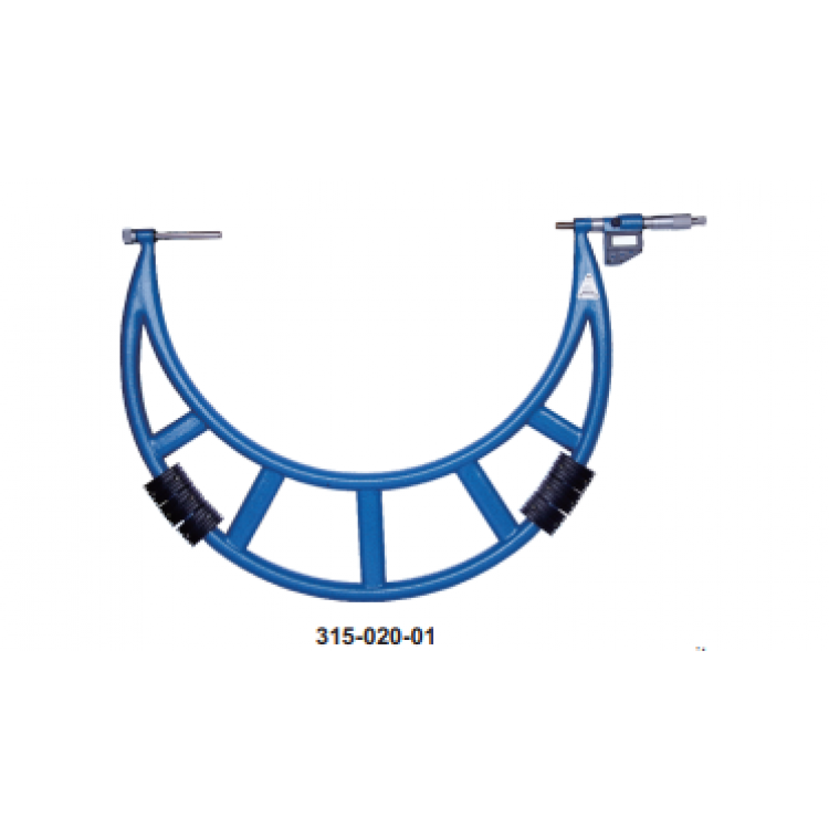 Accud Dijital Değiştirilebilir Uçlu Mikrometre 400-500 mm/315-020-01