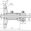 Mitutoyo Verniyerli Kumpas 0-150/0,05mm (Metrik) | 530-101