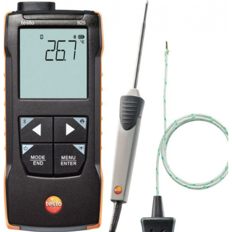 Testo 925 K Tipi Daldırma Problu Termometre Seti