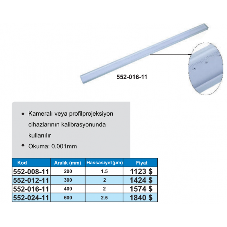 ACCUD Cam Cetvel  | 552-008-11